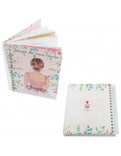 Tradineur - Diario de una novia, agenda de boda, encuadernación de espiral y tapa dura, planificador enlace, organización, 96 pá 2