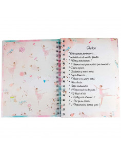 Tradineur - Agenda de mi embarazo, diario embarazada, semana a semana, encuadernación de espiral y tapa dura, recuerdos, 96 pági 2