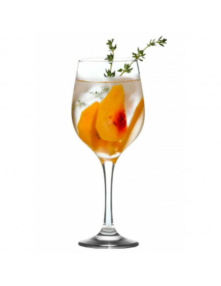 Tradineur - Set de 6 copas de vino, modelo "Fame", cristal liso, diseño sofisticado y elegante, aptas para lavavajillas (300 ml,