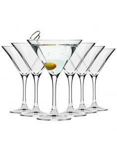 Tradineur - Set de 6 copas de cristal para cócteles, modelo Degustation, bebidas, champán, aptas para lavavajillas, fiestas, cel 2