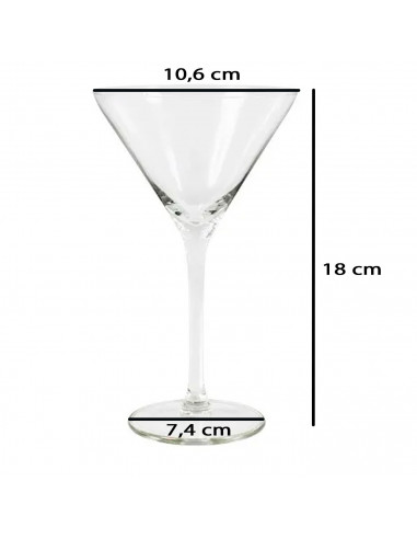 Tradineur - Set de 6 copas de cristal para cócteles, modelo Degustation, bebidas, champán, aptas para lavavajillas, fiestas, cel