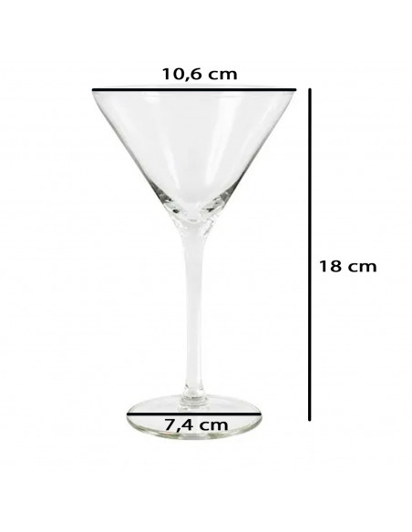 Tradineur - Set de 6 copas de cristal para cócteles, modelo Degustation, bebidas, champán, aptas para lavavajillas, fiestas, cel