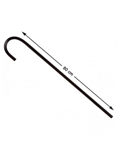Tradineur - Bastón charlot de 80 cm - Apto para jóvenes y adulto - Complementos para carnaval, halloween y celebraciones - Color
