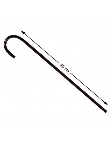 Tradineur - Bastón charlot de 80 cm - Apto para jóvenes y adulto - Complementos para carnaval, halloween y celebraciones - Color