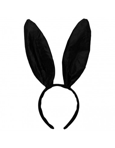 Tradineur - Set 3 piezas de disfraz de conejita - Color blanco y negro, complemento para carnaval, halloween y celebraciones. -