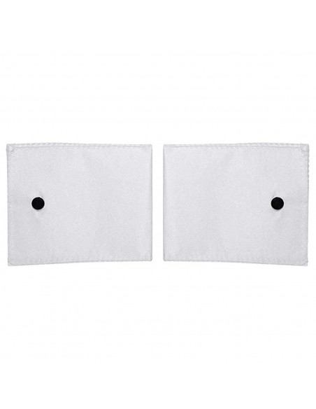 Tradineur - Set 3 piezas de disfraz de conejita - Color blanco y negro, complemento para carnaval, halloween y celebraciones. -