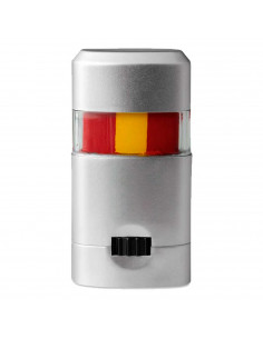 Tradineur - Pintura para la cara con diseño de la bandera de España - Deporte, golf, adulto, unisex, talla única - Color rojo y