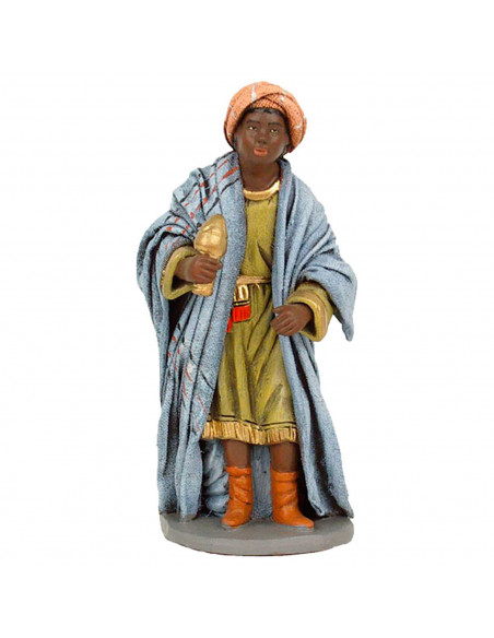 Tradineur - Figura de reyes magos - Fabricación en marmolina - Ideal para belén navideño, figuras decorativas, nacimiento, peseb