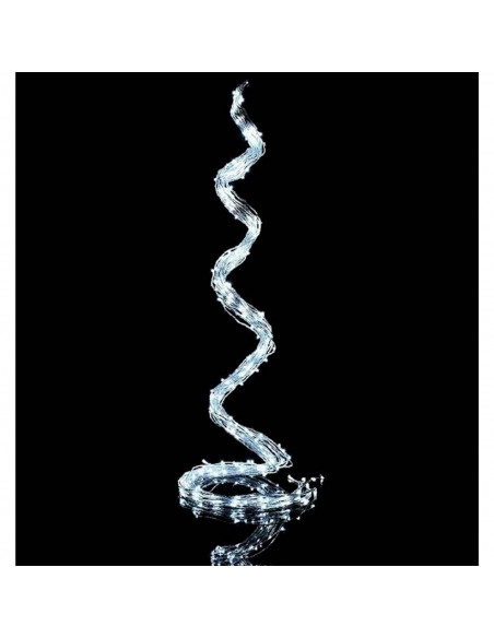 Tradineur - Alambre de 20 luces navideñas para botella LEDs - Apto solo para interior - Función de luz foja e intermitente - 2 M