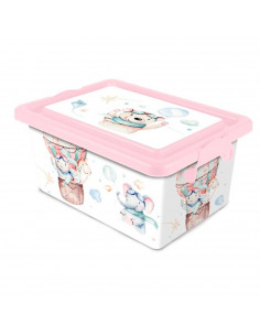 Tradineur  Caja de almacenamiento  Diseño Volar  Capacidad de 13 Litros  Fabricado en España - Contenedor para almacenar jug