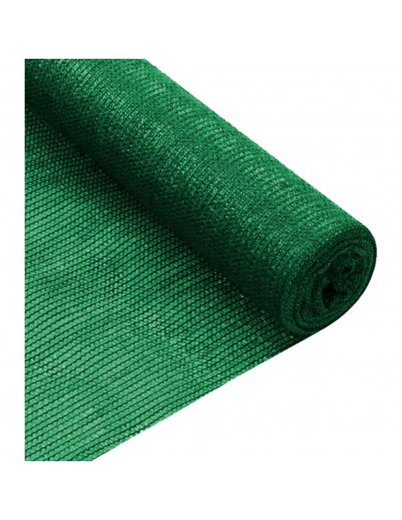 Tradineur - Rollo de malla de sombreo tupida, cierre de ocultación de 120 g/m2, alta resistencia, tela para cercar jardines, fin