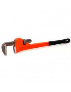 Tradineur - Llave Stillson para tubos, hierro, abertura máx. 65 mm, alta resistencia, heavy duty, fontanería, plomería, reparaci 2