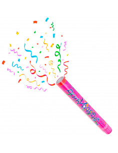 Tradineur - Cañón de confeti de aire comprimido popper, serpentinas de papel, cracker de confetti de colores, cumpleaños, bodas, 2