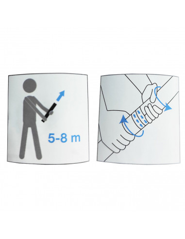 Tradineur - Cañón de confeti de aire comprimido popper, serpentinas de papel, cracker de confetti de colores, cumpleaños, bodas,