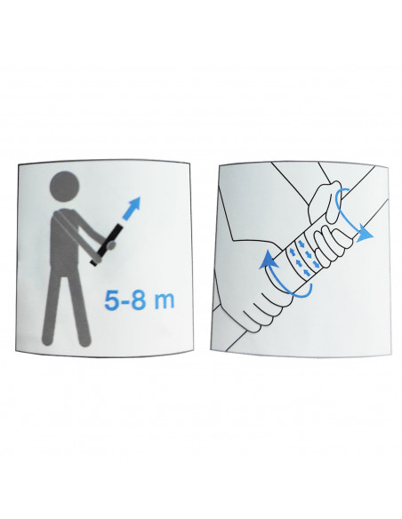 Tradineur - Cañón de confeti de aire comprimido popper, serpentinas de papel, cracker de confetti de colores, cumpleaños, bodas,