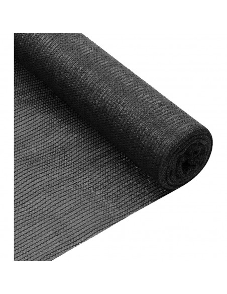 Tradineur - Rollo de malla de sombreo tupida, cierre de ocultación de 120 g/m2, alta resistencia, tela para cercar jardines, fin
