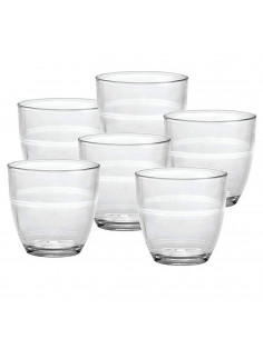 Set de 6 vasos de cristal para chupitos, resistentes al choque térmico, ligeros, aptos para lavavajillas, microondas (9 cl, 6 x 2
