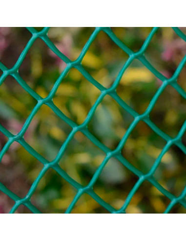 Tradineur - Rollo de malla de plástico Hexagonal, valla, cierre de alambre, cercar jardín, gallinero, finca, alta resistencia (G