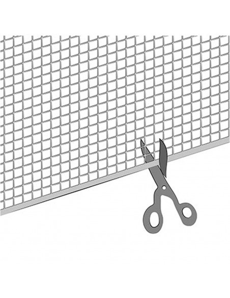 Tradineur - Rollo de malla de plástico Cuadrado, valla, cierre de alambre, cercar jardín, gallinero, finca, alta resistencia (Gr