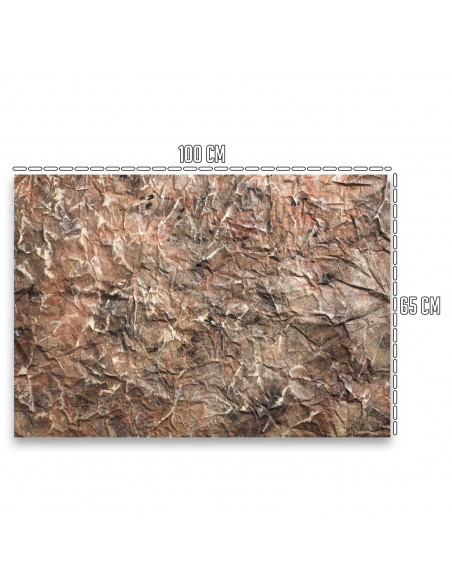 Tradineur - Rollo de papel Roca para belén - Decoración para Nacimiento, Navidad, tradicional - Alto detalle - 100 x 65 cm