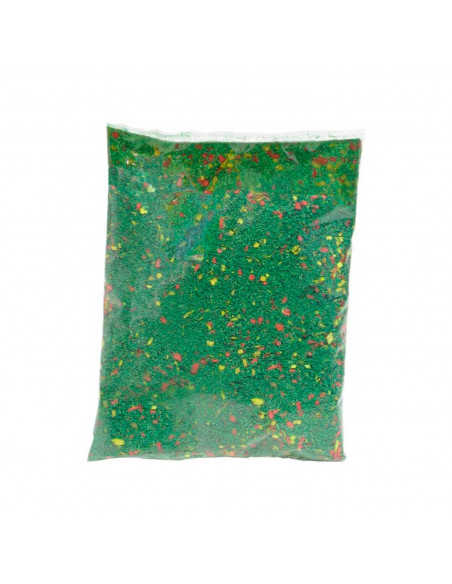 Tradineur - Bolsa de serrín color verde para belén - Accesorio para decoración en el nacimiento - Ideal para los últimos detalle