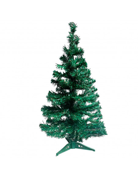 Tradineur - Árbol de Navidad, abeto artificial verde, estructura de plástico y metal revestido, robusto y duradero, fácil montaj