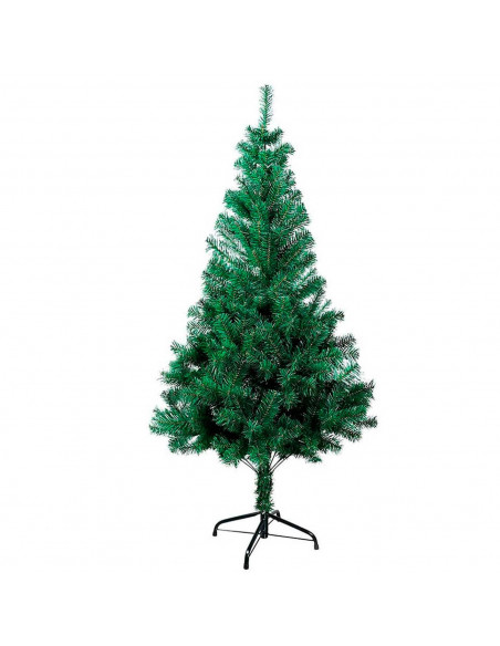 Tradineur - Árbol de Navidad, abeto artificial verde, estructura de plástico y metal revestido, robusto y duradero, fácil montaj