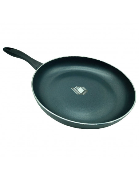 Tradineur - Sartén de inducción rápida antiadherente - Incluye mango de silicona - Apto para inducción, gas, electricidad y vitr