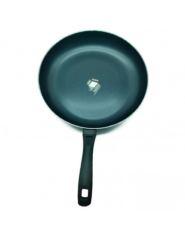 Tradineur - Sartén de inducción rápida antiadherente - Incluye mango de silicona - Apto para inducción, gas, electricidad y vitr