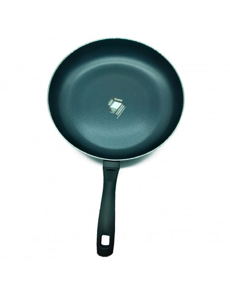Tradineur - Sartén de inducción rápida antiadherente - Incluye mango de silicona - Apto para inducción, gas, electricidad y vitr