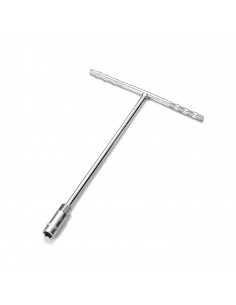 Tradineur - Llave Hexagonal de 11 mm - Fabricado en Acero - Forma de T - Herramienta de garage, Reparación de Neumático