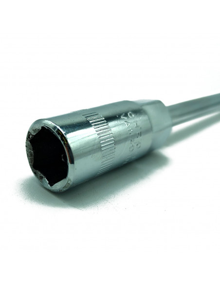 Tradineur - Llave Hexagonal de 12 mm - Fabricado en Acero - Forma de T - Herramienta de garage, Reparación de Neumático