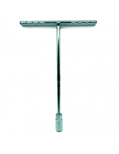 Tradineur - Llave Hexagonal de 14 mm - Fabricado en Acero - Forma de T - Herramienta de garage, Reparación de Neumático