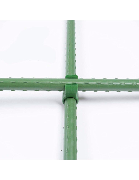 Tradineur - Pack de 30 Abrazaderas para tutores de 8 mm - Giro de 360º - Fabricado en plástico - Accesorio para tutores de jardí