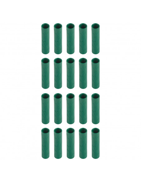 Tradineur - Pack de 20 Extensores para tutores de 16 mm - Diseño con relieve - Fabricado en Plástico - Accesorio para tutores de