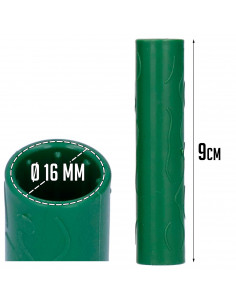 Tradineur - Pack de 20 Extensores para tutores de 16 mm - Diseño con relieve - Fabricado en Plástico - Accesorio para tutores de 2