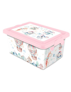 Tradineur - Caja de almacenamiento - Diseño de Volar - Capacidad de 35 Litros - Fabricado en España - Contenedor para almacenar