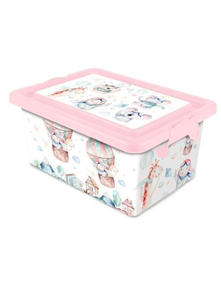 Tradineur - Caja de almacenamiento - Diseño de Volar - Capacidad de 35 Litros - Fabricado en España - Contenedor para almacenar