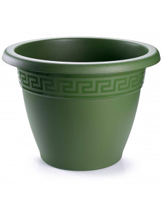 Tradineur - Maceta Redonda "Terracota" - Fabricado en Plástico - Macetero apto para Exterior e Interior del hogar - 60 cm - Colo