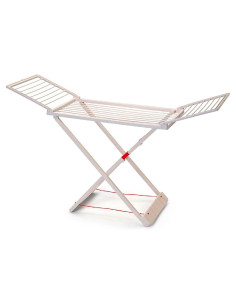 Tradineur - Tendedero plegable de resina con 20 metros espacio de tendido - Soporte para tender ropa, interior o exterior - 180