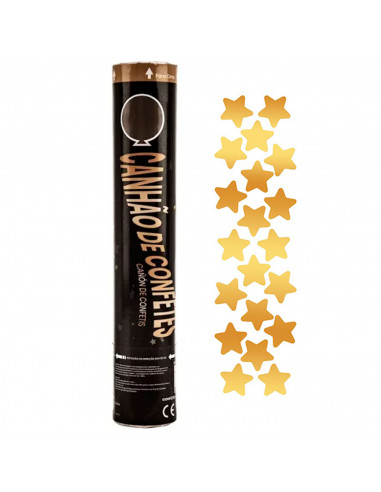 Tradineur - Pack de 2 cañones de confeti de aire comprimido, popper, cracker de confetti, cumpleaños, bodas, fiestas, celebracio