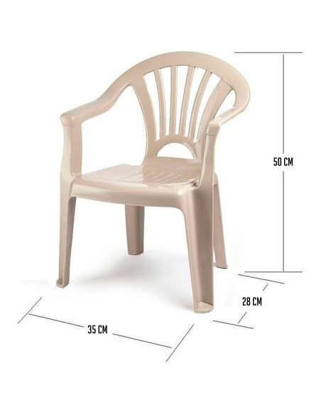 Tradineur - Silla infantil Modelo Tipi - Fabricado en España - Ligera y fácil de transportar - Ideal para jugar, leer y dibujar
