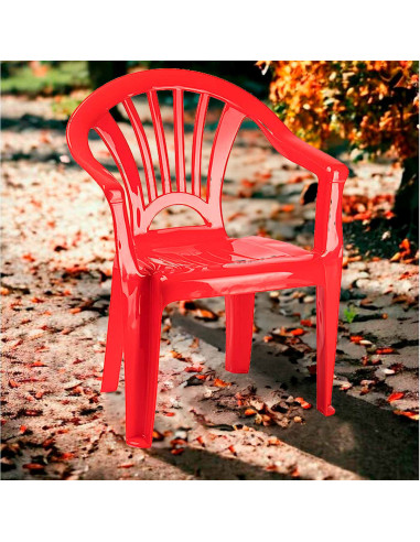 Tradineur - Silla infantil Modelo Tipi - Fabricado en España - Ligera y fácil de transportar - Ideal para jugar, leer y dibujar