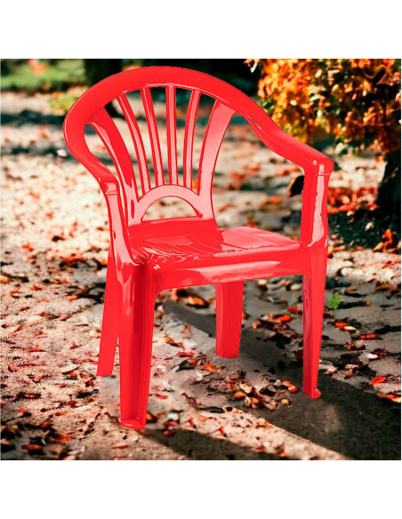 Tradineur - Silla infantil Modelo Tipi - Fabricado en España - Ligera y fácil de transportar - Ideal para jugar, leer y dibujar