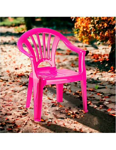 Tradineur - Silla infantil Modelo Tipi - Fabricado en España - Ligera y fácil de transportar - Ideal para jugar, leer y dibujar