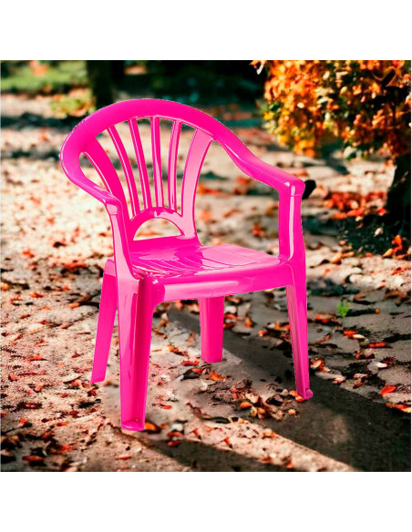 Tradineur - Silla infantil Modelo Tipi - Fabricado en España - Ligera y fácil de transportar - Ideal para jugar, leer y dibujar