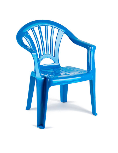 Tradineur - Silla infantil Modelo Tipi - Fabricado en España - Ligera y fácil de transportar - Ideal para jugar, leer y dibujar