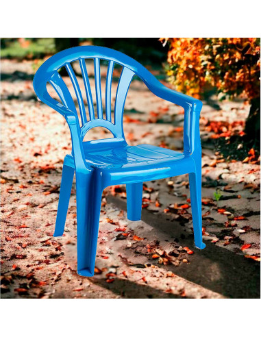 Tradineur - Silla infantil Modelo Tipi - Fabricado en España - Ligera y fácil de transportar - Ideal para jugar, leer y dibujar