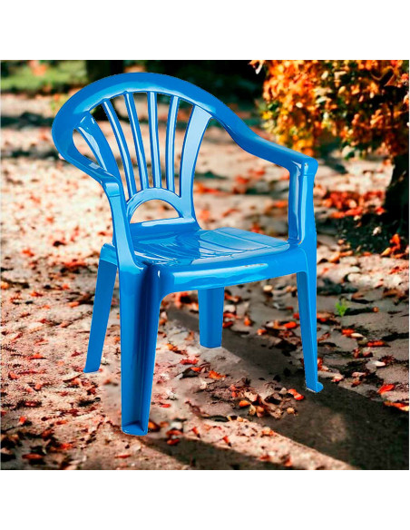 Tradineur - Silla infantil Modelo Tipi - Fabricado en España - Ligera y fácil de transportar - Ideal para jugar, leer y dibujar