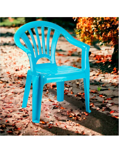 Tradineur - Silla infantil Modelo Tipi - Fabricado en España - Ligera y fácil de transportar - Ideal para jugar, leer y dibujar